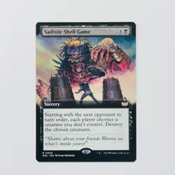 Sadistic Shell Game 53 - MTG - Commander: Duskmourn- NM (Extended Art) - Image 1