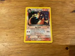 Pokemon Dark Charizard TCG Card 4/82 Holo Rare MINT Condition - Image 1