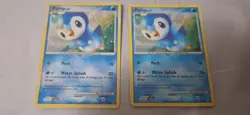 Lot Of 2 2007 Pokemon Black Star Promo Holo Piplup #DP03 - Image 1