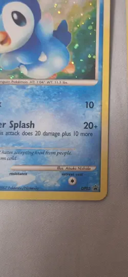 Lot Of 2 2007 Pokemon Black Star Promo Holo Piplup #DP03 - Image 5