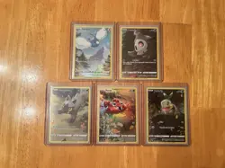 Pokemon TCG Crown Zenith: Galarian Gallery Lot | Paras Turtwig Poochyena Swablu+ - Image 1