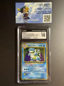 Pokemon Blastoise CGC 10 Classic Collection Charizard 003/032 Japanese Holo 2023 - Image 1