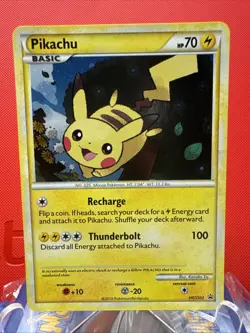 Pikachu HGSS03 Heart Gold Soul Silver Holo Pokemon TCG NM - Image 1