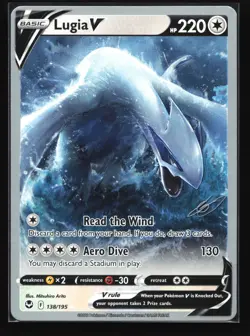 Pokemon Lugia V 138/195 Silver Tempest World Championships 2023 Ultra Rare NM - Image 1