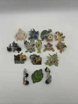 15x Different Official Pokemon Enamel Collector Pin Lot Mega Tyranitar Pikachu + - Image 1