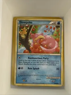 Pokemon TCG Slowpoke HGSS Undaunted 66/90 Regular Common Non Holo - NM/LP - Image 1