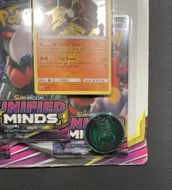 Pokemon Unified Minds 3 Pack Blister - Factory Sealed - Some Imperfections - Image 5