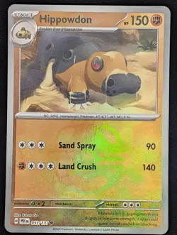 Hippowdon (Master Ball Pattern) (053/131) SV: Prismatic Evolutions Pokemon NM - Image 1