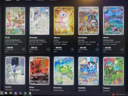 Pokemon TCG- Illustration Rare Full Art Lot - Image 1