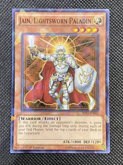 Yugioh Jain, Lightsworn Paladin BP03-EN042 1st Edition Shatterfoil Rare - Image 1