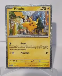 Pokemon Card TCG - Pikachu - 006/015 - McDonald’s - 2023 - Holo - Image 1