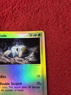 Nincada 67/97 Dragon Reverse Holo E Reader Pokemon Card Played - Image 2