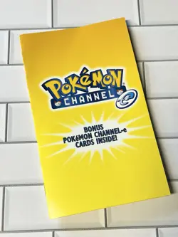 Unpunched 3 Pokemon Channel Nintendo Gamecube 2003 E Reader Line Art Cards - Image 1