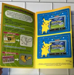 Unpunched 3 Pokemon Channel Nintendo Gamecube 2003 E Reader Line Art Cards - Image 2