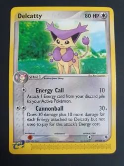 Delcatty 29/109 - Ruby and Sapphire Set - Pokemon Card - Near Mint Condition - Image 1