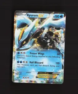 Kyurem EX 44/113 Legendary Treasures Ultra Rare Holo Pokemon Card DMG - Image 1