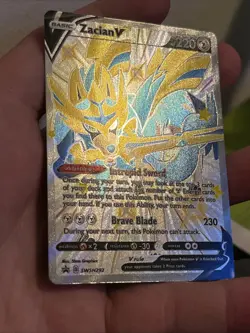 Zacian V 292/ Zamazenta V 293 (Shiny) Sword & Shield Promo Cards Holo (NM) - Image 3