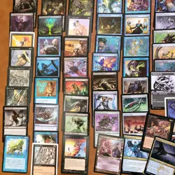 Toxic Poison infect Black and Blue 3/7 Hexproof Dragon Commander Deck-100 Cards - Image 3