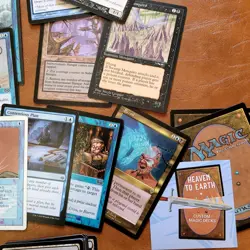Toxic Poison infect Black and Blue 3/7 Hexproof Dragon Commander Deck-100 Cards - Image 4