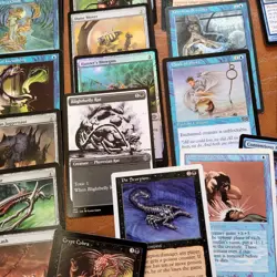 Toxic Poison infect Black and Blue 3/7 Hexproof Dragon Commander Deck-100 Cards - Image 5