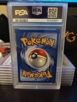 Pokemon TCG Hitmonchan Base Set Holo Unlimited Rare Card PSA 7 - Image 2