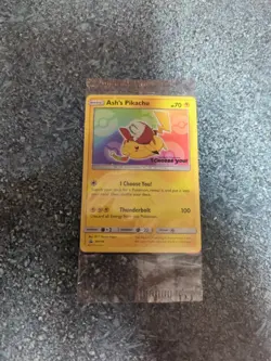 SEALED Pokemon Ash's Pikachu SM108 Black Star "I Choose You" Promo Card TCG SM - Image 1