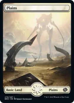 ~ Plains (278) - Full Art ~ NM Foil ~ The Brothers' War ~ MTG ~ - Image 1