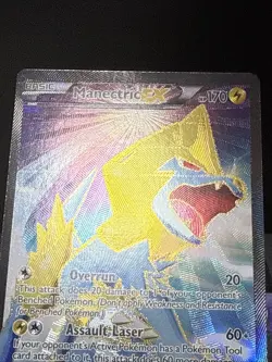 Pokemon Card 113/119 Manectric EX Full Art XY Phantom Forces Rare Light Play - Image 3