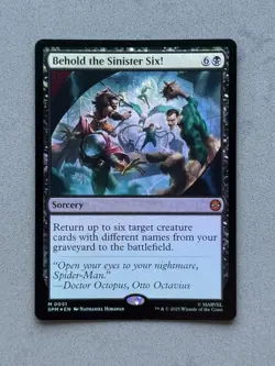 Behold the Sinister Six! #51 FOIL - MTG Marvel's Spider-Man - NM / Unplayed - Image 3
