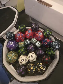 Dice Tray And Magic The Gathering Spindowns. Final Fantasy. Lord Of The Rings. - Image 1