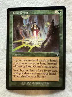 MTG - Land Grant - Mercadian Masques - NM - Never Played - Free Shipping! - Image 1