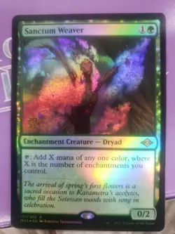 Sanctum Weaver - Foil Promo Prerelease MTG Modern Horizons 2 NM-M - Image 1