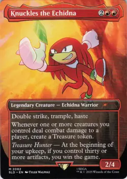 MTG Knuckles the Echidna (2082) | NM | Secret Lair Drop Series {SLD} - Image 1