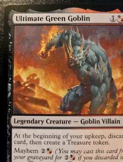 Ultimate Green Goblin 0157 Rare Spider-Man Magic: The Gathering - Image 2