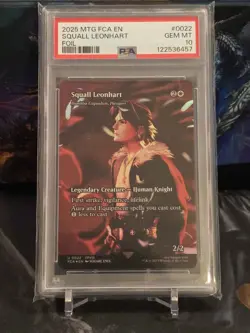 Squall Leonhart (Foil) Through The Ages MTG Final Fantasy #0022 PSA 10 - Image 1
