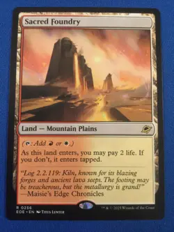 Sacred Foundry Edge of Eternities - NM - Image 1