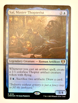 Sai, Master Thopterist Commander Masters Foil NM - Image 1