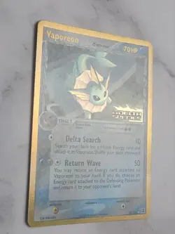 Vaporeon 18/113 Pokemon TCG Ex Delta Species Reverse Holo Rare STAMPED Pokemon - Image 2