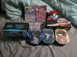 Lot Of Empty Pokemon TCG Tins Various Sets Good Condition - Image 1