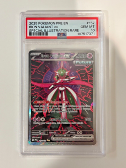 Iron Valiant EX 157/131 - Prismatic Evolutions - Pokemon TCG - PSA 10 - Image 1