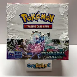 Pokemon Temporal Forces Booster Box Scarlet & Violet SV05 36 Booster Packs - Image 1