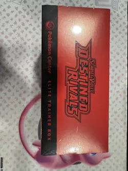 Pokemon Destined Rivals Pokemon Center ETB. Sealed. Small Tear. Check Pictures - Image 5