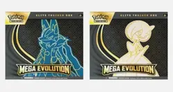 2x Pokemon Mega Evolution Elite Trainer Box ETB Set of 2 New Sealed Presale - Image 1