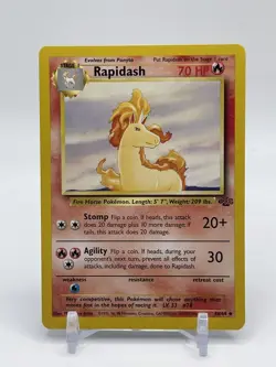 Rapidash - 44/64 Jungle Unlimited Pokemon - NM Near Mint A0 WOTC 1999 - Image 1