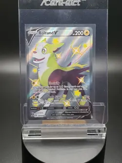 Shiny Boltund V SWSH085 Holographic Black Star Promo Pokemon TCG Near Mint - Image 1