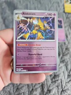 X3 Alakazam 056/132 Holo Rare Pokemon TCG: Mega Evolution PACK FRESH X3 - Image 2