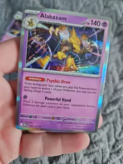 X3 Alakazam 056/132 Holo Rare Pokemon TCG: Mega Evolution PACK FRESH X3 - Image 4