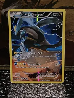 Pokemon TCG Black Kyurem XY Black Star Promos XY80 Heavily Played - Image 1