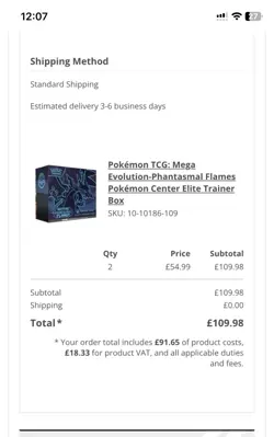 1x Phantasmal Flames Pokemon Center ETB | PRESALE | ORDER CONFIRMED - Image 2