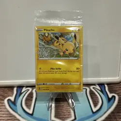 Pokemon Pikachu Cosmos Holo Snowflake Stamped Promo 049/195 Factory Sealed TCG - Image 1
